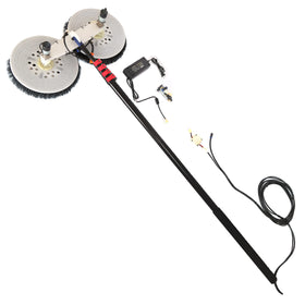 For 3.5m 3 Sections Telescopic Pole DC 16.8V Electric Water Brush Eco-Friendly Plastic Material Washing Cleaning