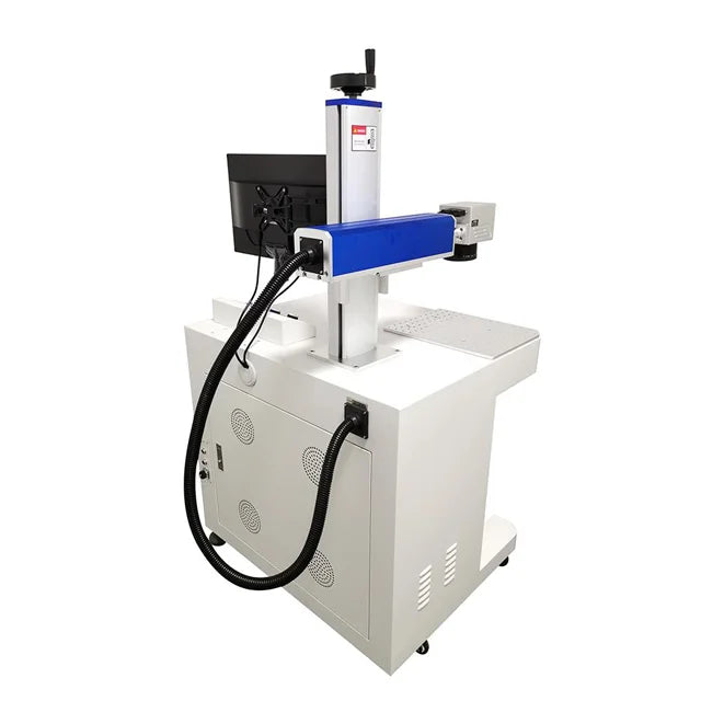 Portable Mini Fiber Laser Marker Marking Pipe Fittings Metal