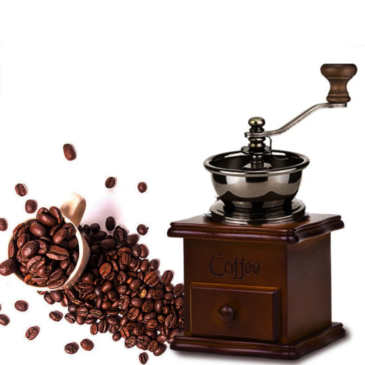 Luxury Hot Selling 2026 Trendy Product Manual Coffee Machine Coffee Grinder with 350ml Glass Fresh Press Pot Gift Set for Men