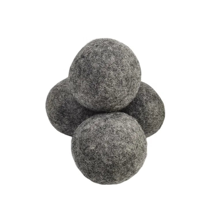 YUJIN XL-Organic New Zealand Natural Fiber Softener Wool Dryer Balls 6 Pack