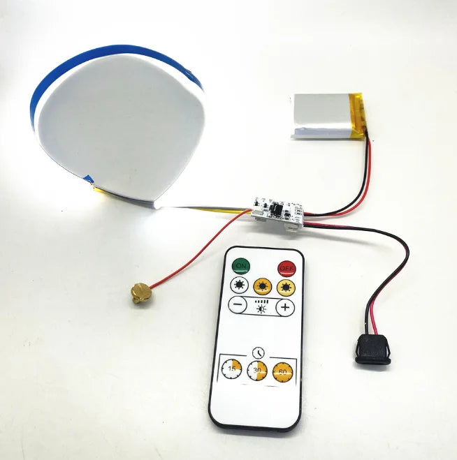DIY Full Set Solderless 5V Circuit Board Double Color CCT Led PCB Stepless Dimming Touch Nightlight Table Lamps Modules