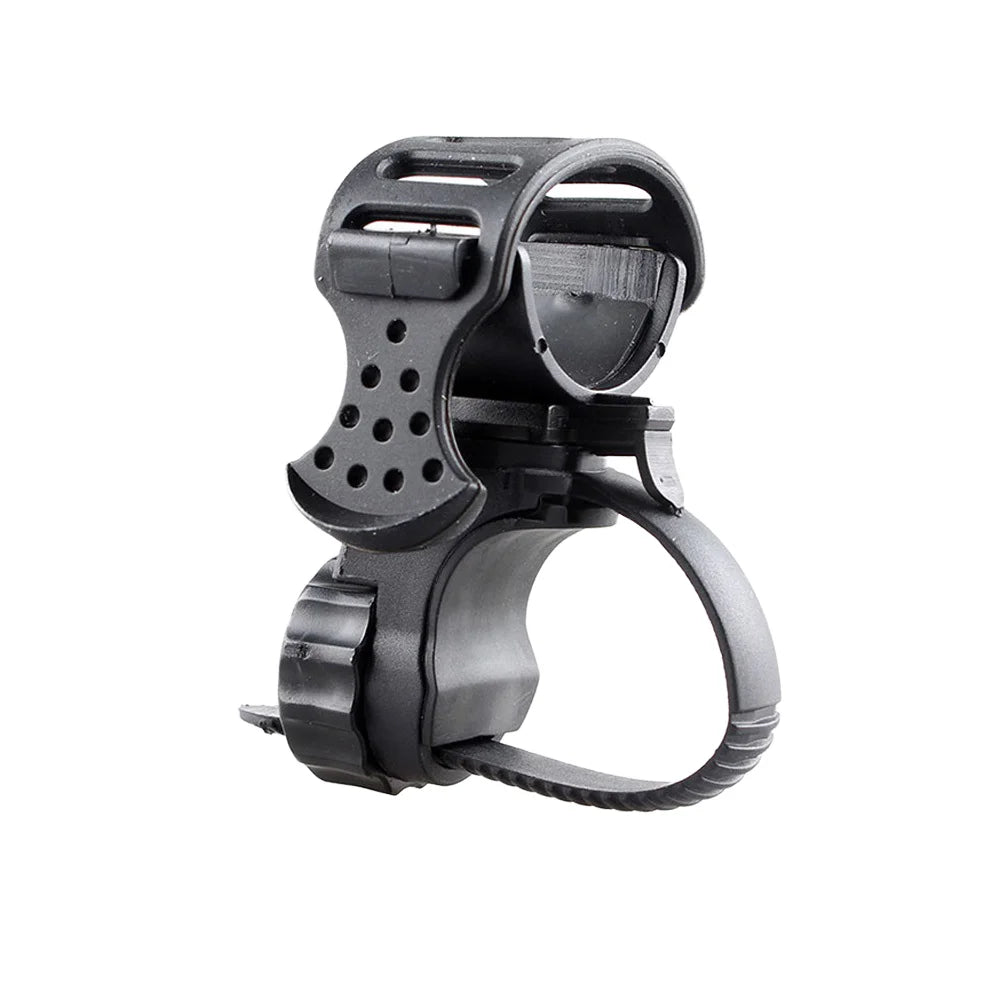 360 Degree Universal LED Head Light Holder Clip Cycling Equipment Flashlight Torch Mount Tactical Bicycle Accessories
