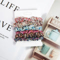 Hot Selling Silk Hair Scrunchies Hair Ties Packaging Set Wholesale Custom School Scrunchy Hair Band for Kids Girls