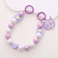 Macaron Color Flower Bead Mobile Phone Lanyard Fashion 93 Styles Hanging Chain Ring Universal Cell Phone Wrist Strap Key Chains