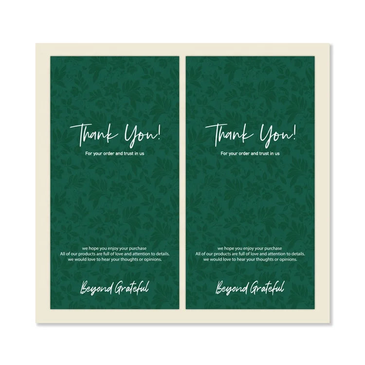 Etiquetas Customized Round Printing Thank You Stickers for Small Business Stickers
