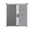 Modern Design Sunshade Mosquito Net Screen Window/Door Pleated Insect Screen Blackout Cellular Honeycomb Combination Black Color