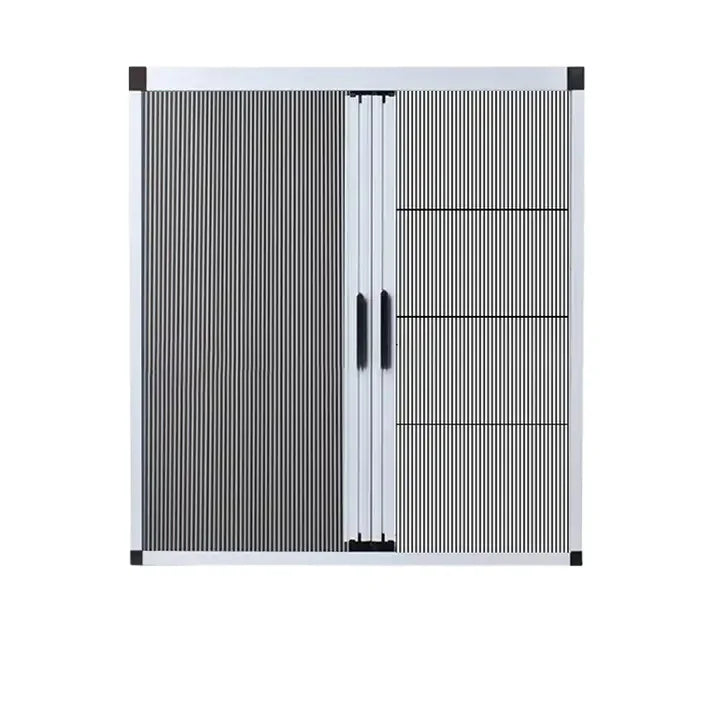 Modern Design Sunshade Mosquito Net Screen Window/Door Pleated Insect Screen Blackout Cellular Honeycomb Combination Black Color