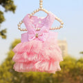 Hot Sale Dog Summer Dress Luxury Shirt Dress Pets Outfits Clothes for Small Dog Party Dog Skirt Puppy Pet Costumer