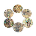 Minimal Hawaiian Round Shape Abalone Shell Shiny Designer Charms Wholesale