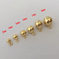 Vintage 14K Gold Filled Ball Charms for Permanent Jewelry Making Bracelet Necklace Ball Drops