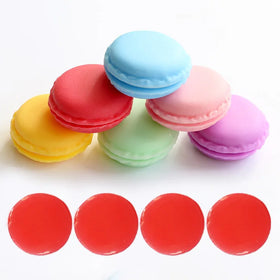4 Pcs/box Handpainted Acrylic Diamond Painting Glue Clay DIY Embroidery Cross Stitch Drilling Mud Macaron Storage Box Point