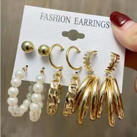 Fashion Gold Plated Stud Earrings 2022 Stainless Steel Earrings Star Flower Heart Earrings for Women Party Jewelry Gift