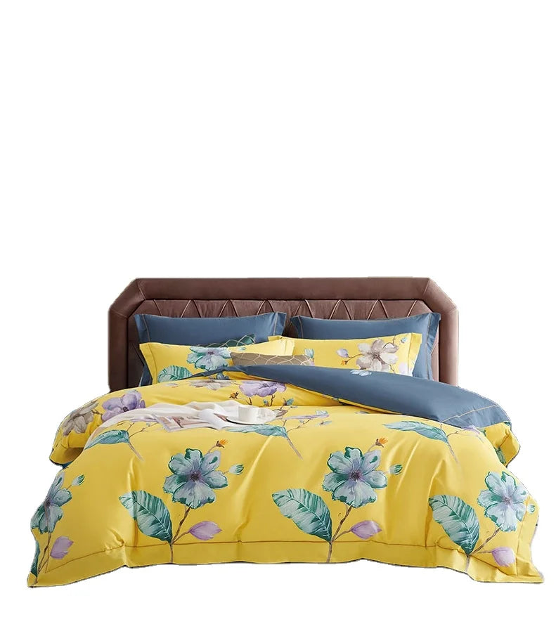 100% Cotton Printed Designs Duvet Covet Set Comforter Set Cotton 300tc Comforter Set
