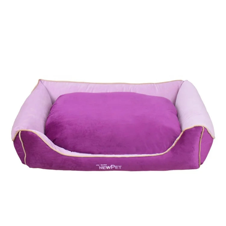 Customized Logo Orthopedic Memory Foam Pet Bed Waterproof Breathable Double Sided Soft Comfortable Cozy Bed for Dogs and Cats