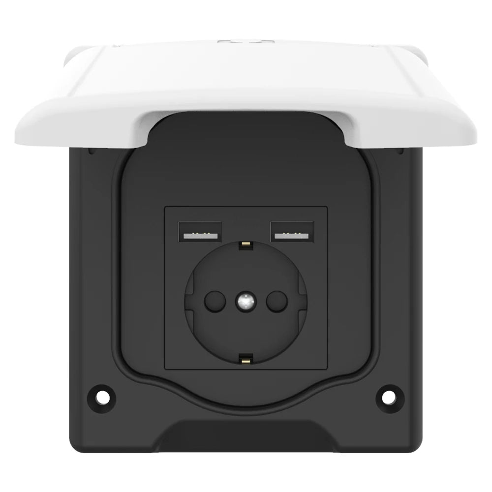 Top Grade 16A USB Power Socket EU Standard Motorhome Exterior Accessories RV Essentials