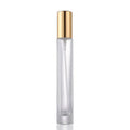 Portable Thick Bottom Empty Round Clear Parfum Spray Bottle 10ml Luxury Glass Perfume Sample Bottle