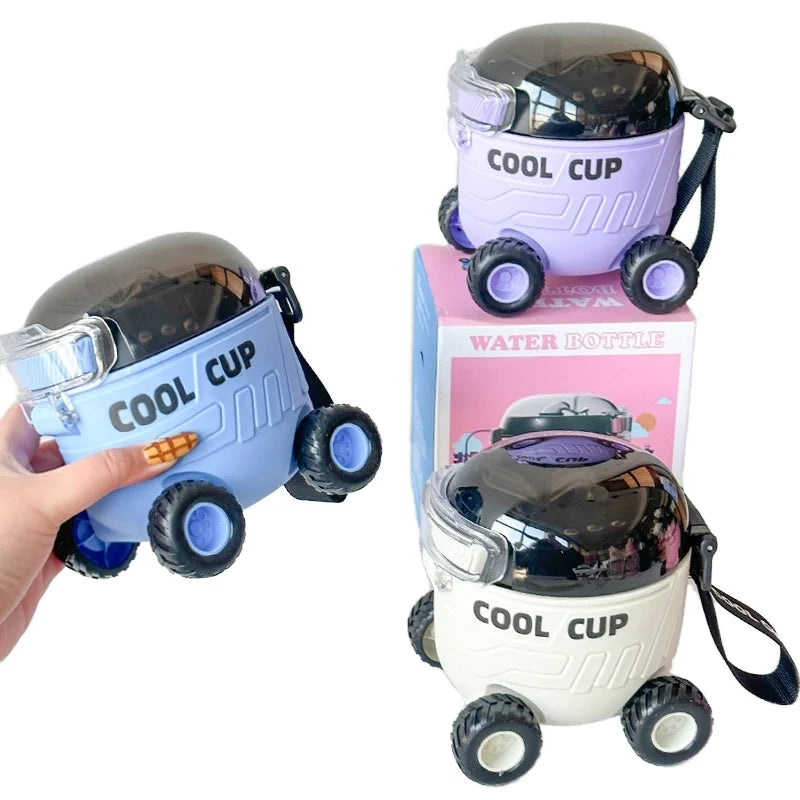 2025 Hot Sale Creative Mars Rover Water Cup Fun Boys Portable Straw Cup Children Multifunctional Toys Gift Cups