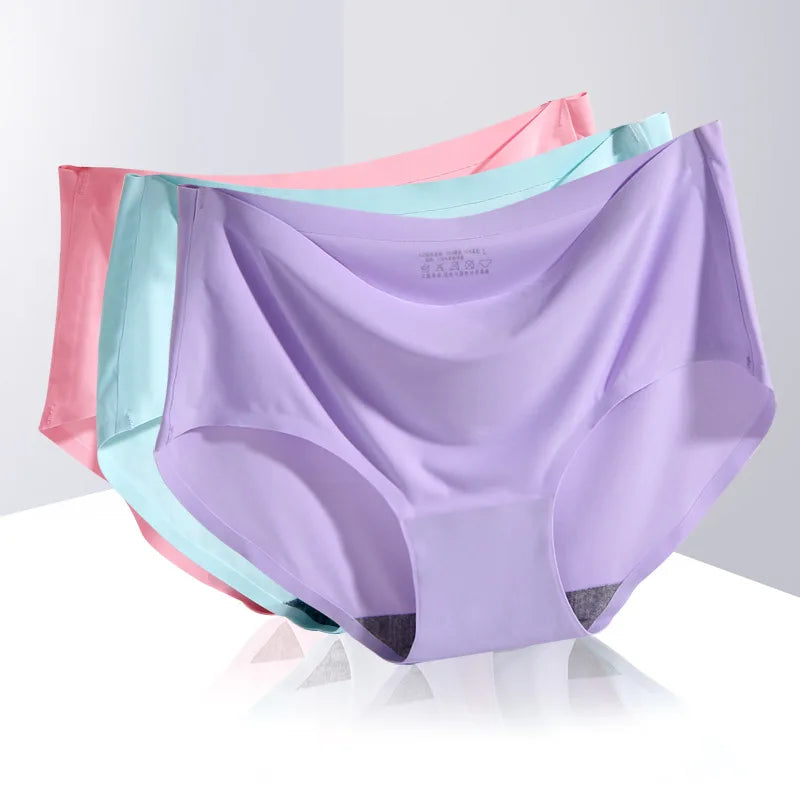 Quick Drying Breathable and Traceless Ice Silk Seamless Panties One Piece