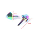 New Arrival 15mm Bag Feet DIY Purse Feet Rainbow ColorHandbag Metal Feet With Stock