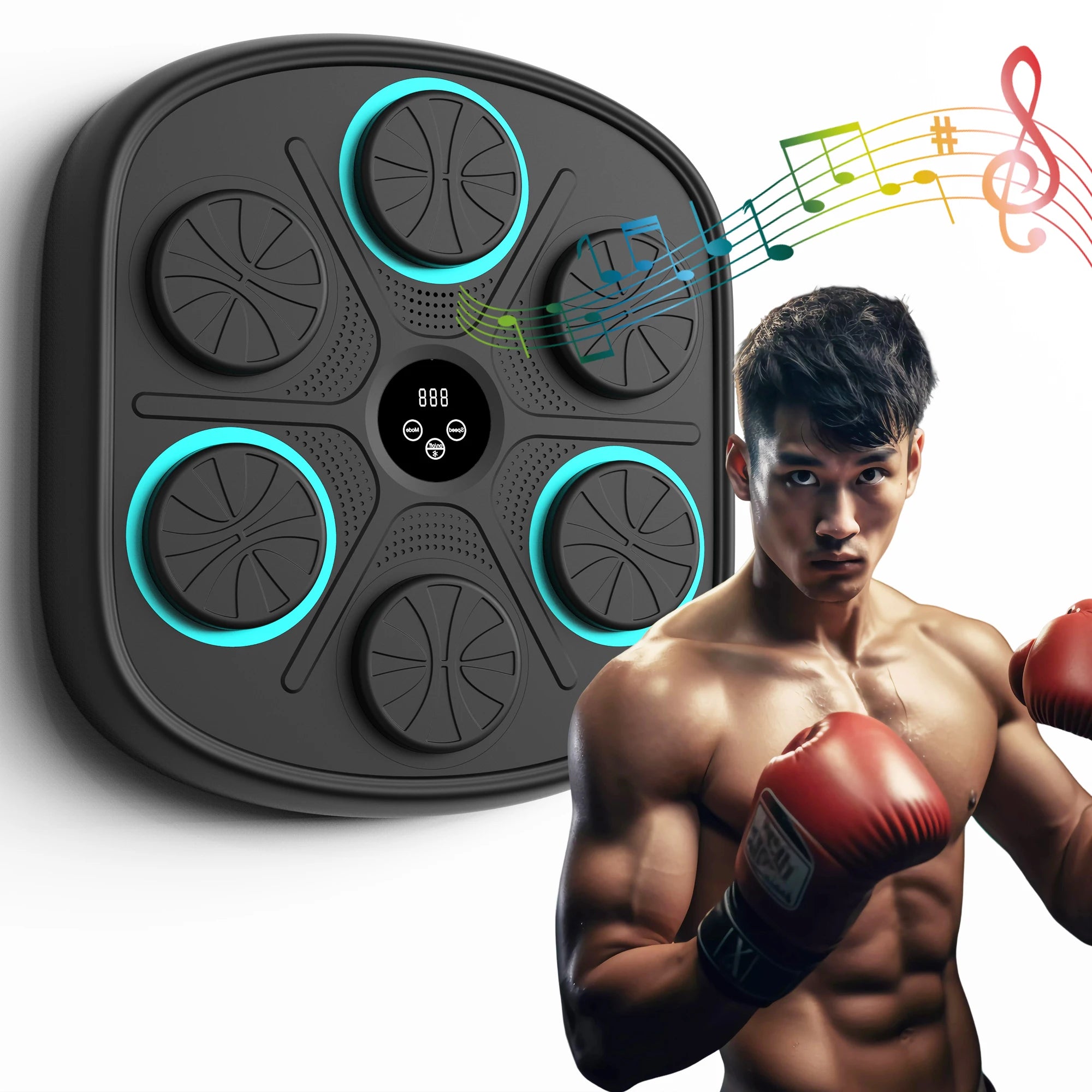 GORDON Hot Sale Music Boxing Machine with Gloves for Adult Wholesale Free Sample Punching Pad Music Boxing Target Boxing Machine
