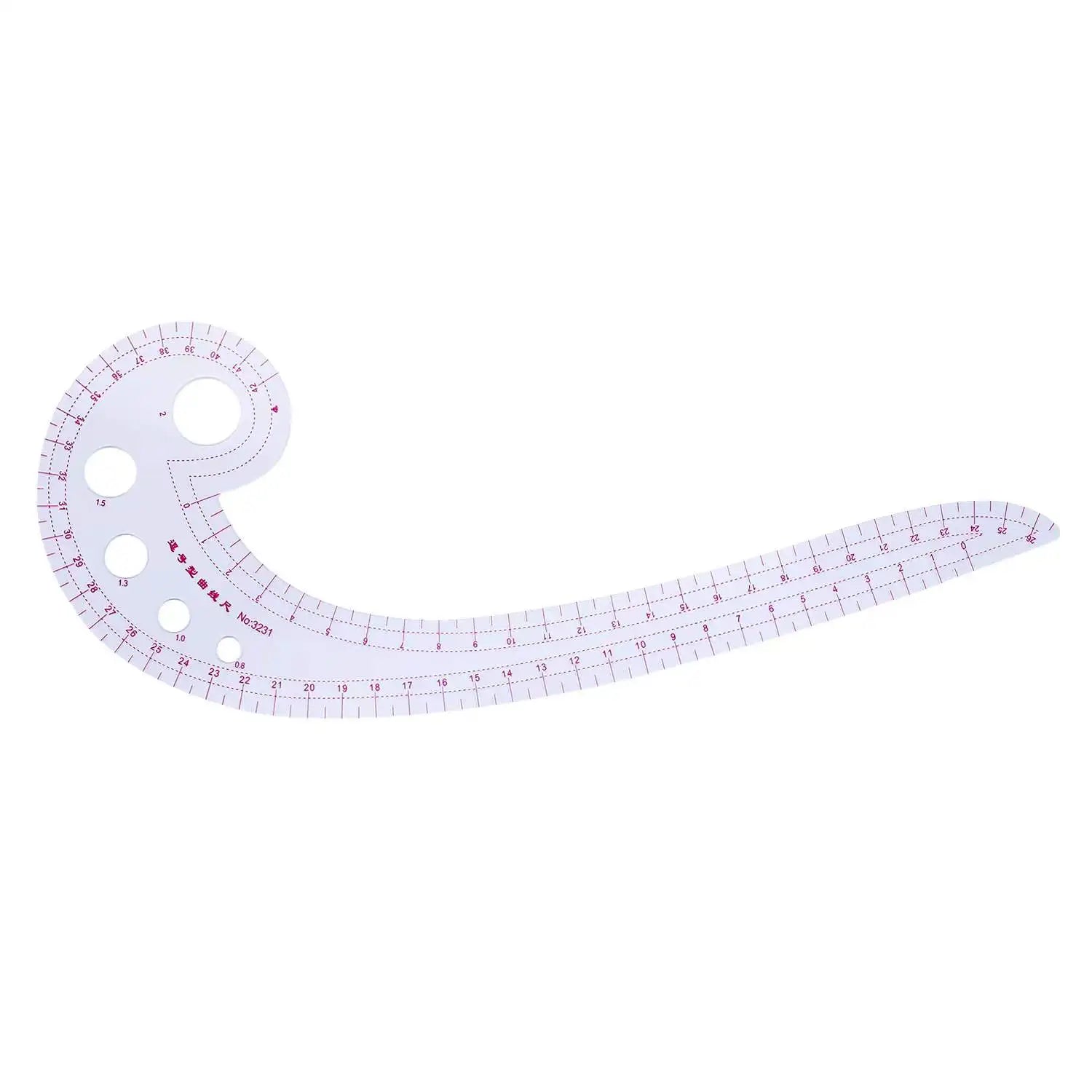 DIY Sewing Ruler Tailor Set French Curve Ruler Accessories Sewing Dressmaking Craft 3231 Comma Ruler