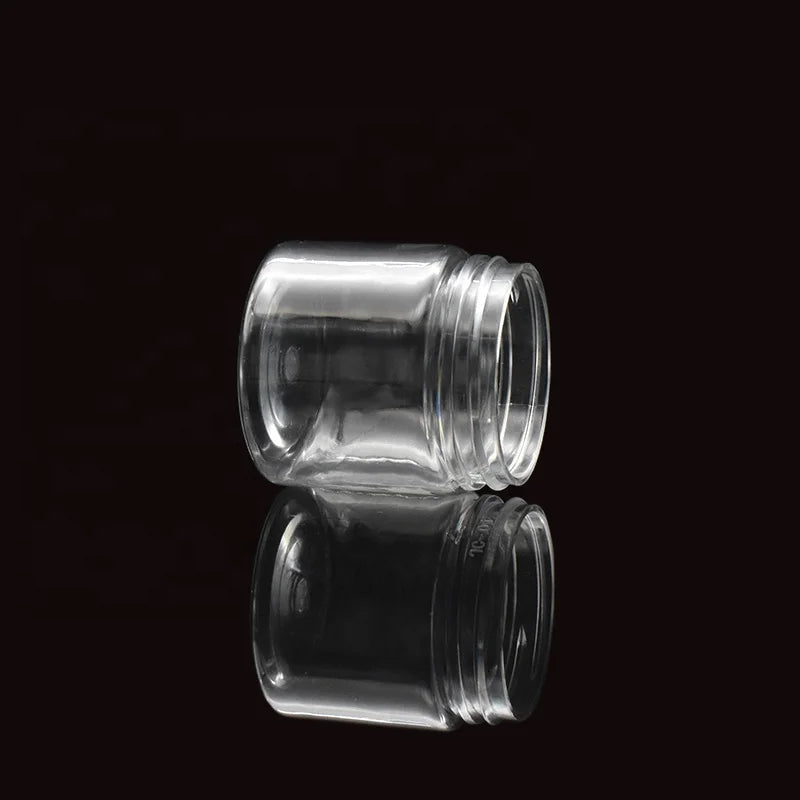 In Stock 20g 50g 100g 150g Large Capacity Round Plastic Storage Tank Kitchen Storage Candy Food Packaging