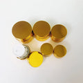 1oz 10g 20g 30g 50g Custom Recycled Luxury Silver Gold Glass Cream Cosmetic Jar With Gold Lid