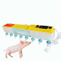 New Heating Farm Equipment 8 Nipple Teats Piglet Stainless Steel Automatic Milk Feeder Tubular Bucket