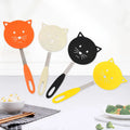 Cute Cat-Shaped Nylon Kitchen Cooking Utensil Set Nice Plastic Household Utensils