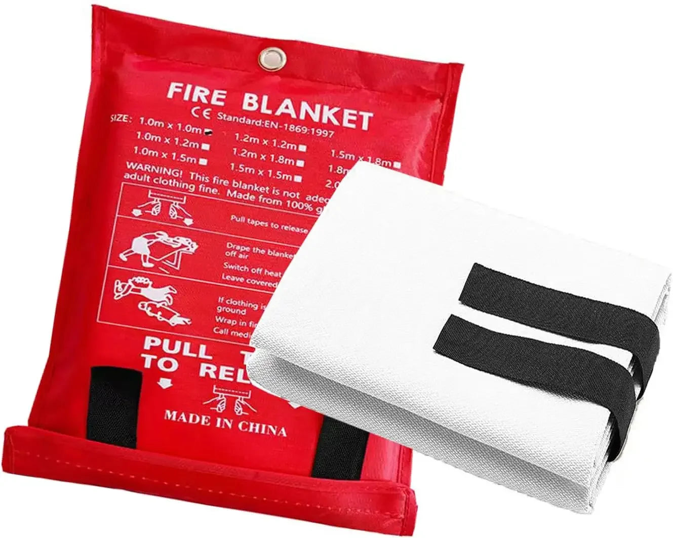 Turkish Brands Work Safety Heated Emergency Fireproof Inhibitory Anti-Fire Protection Blanket Electric Vehicle Car Fiberglass