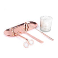 C-0351 Wick Scissors Aromatherapy Tool Wick Scissors Candle Cut Out Candle Hook Put Out Candle Bell Tray 3-piece Set