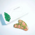 2026 Natural Jade Stone Guasha Board Scraping Facial Body Facial Massage Tool Jade Roller Heart Shape Skin Care Tool