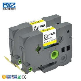 12mmx8m Label Tape Cartridges Compatible Label TapeTZc631 TZc 631 TZe631 TZe 631 Brother Ribbon Tape