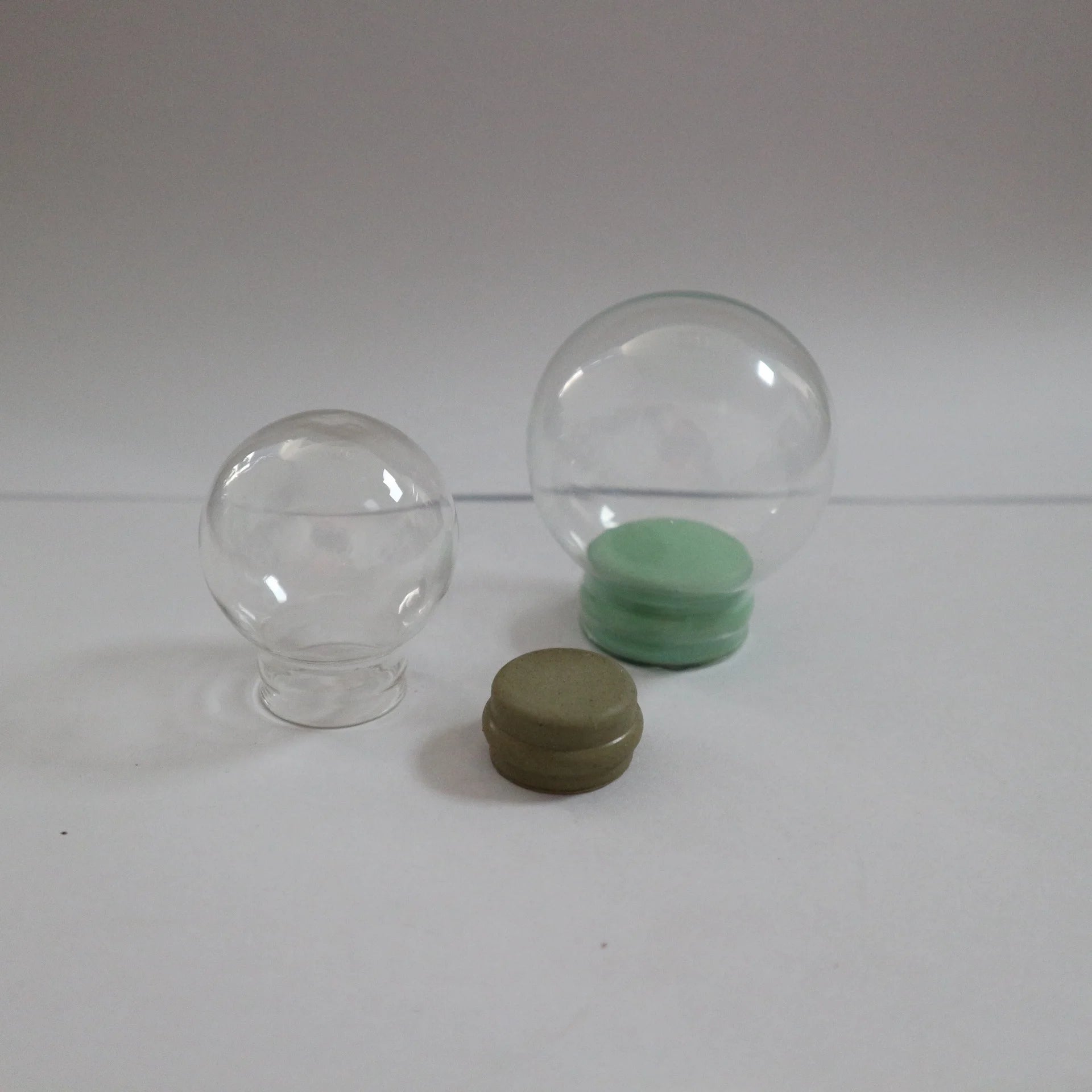 DIY Mini Ball Empty Clear Glass Globe D35mm D40mm D45mm D55mm Dome Glass Globe