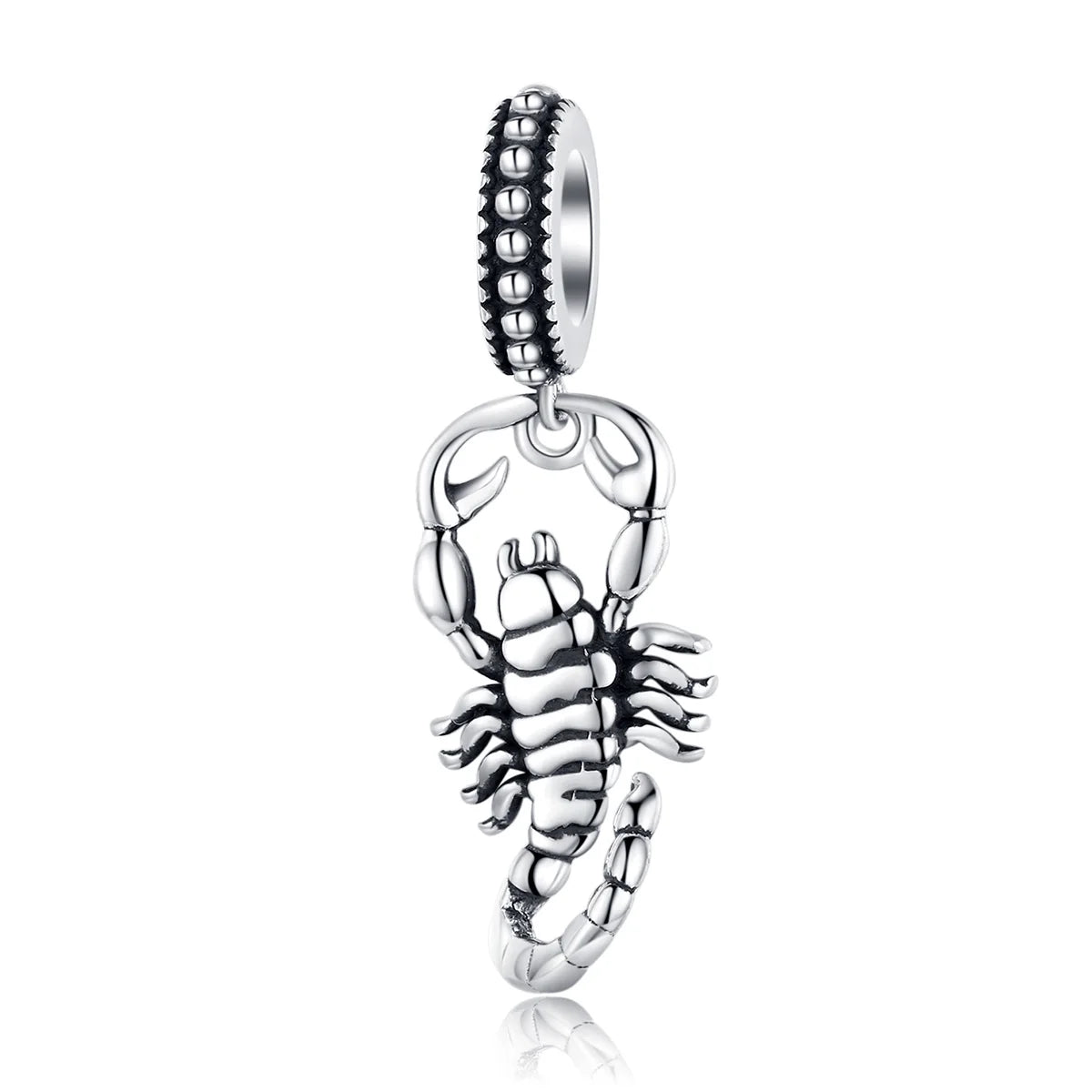 Fashion HOT 925 Sterling Silver Scorpio Dangle Charms Constellations Beads Fit Original Bracelet Pendant Jewelry Making SCC1329