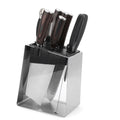 Convenient Clear Acrylic Eco-Friendly NaiXin Slotted Knife Block Stand Easy-to-Clean Knife Holder