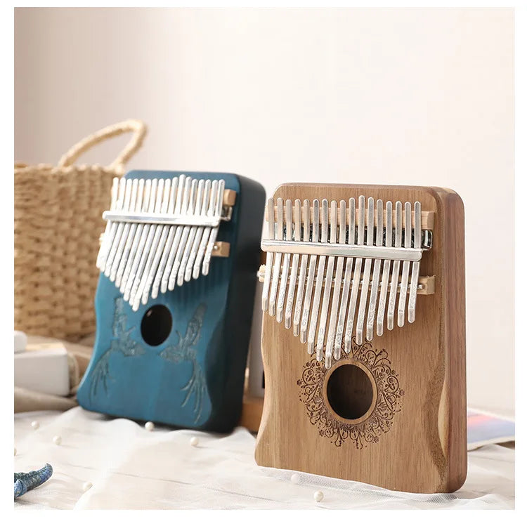 Factory Direct Sale Kalimba Thumb Piano Toy Good Quality Solid Wood Mahogany 17 Key Kalimba