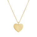 Nagosa Women Jewelry 925 Sterling Silver 18k 14k Gold Vermeil Pruffy Heart Pendant Necklaces