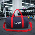 Custom Logo Waterproof Gym Bag for Women Mens Sport Fitness Duffle with Shoe Compartment Fashion Style Zipper Closure Travel Bag