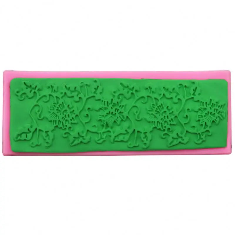 Hengya New Design Custom Size Cake Decoration 3d Silicone Fondant Mold Flower Pattern
