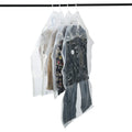 Hanging Compression Vacuum Storage Bags with Electric Pump Foldable & Flexible for Clothing Bedding Shoes