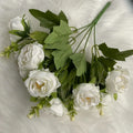 2021 New Design Artificial Flower 10 Head Peony Bouquet Wedding Decor Flowers