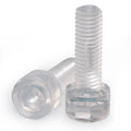 Plastic Hexagon Socket Cheese Head Screw Polycarbonate PC Clear Acrylic Screw