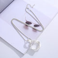 TongLing Italy Vintage Circular Long Geometric Necklace Female Retro Sweater Necklace for Daily Life