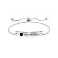 Personalized  Code Bracelet Song Engraved Rose Gold Bar Bracelet