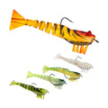 YOUME 9.5cm 8.5g Soft Plastic Shrimp Lure Fishing Shrimp Lure With Lead Hook Sea Bass Lure