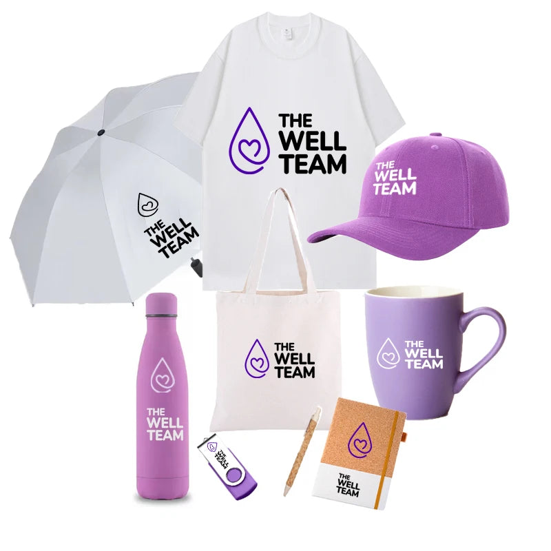 Lunaire Custom 9 in 1 Employee Onboarding Promotional Gift Set  Personalized Branded Items for Company