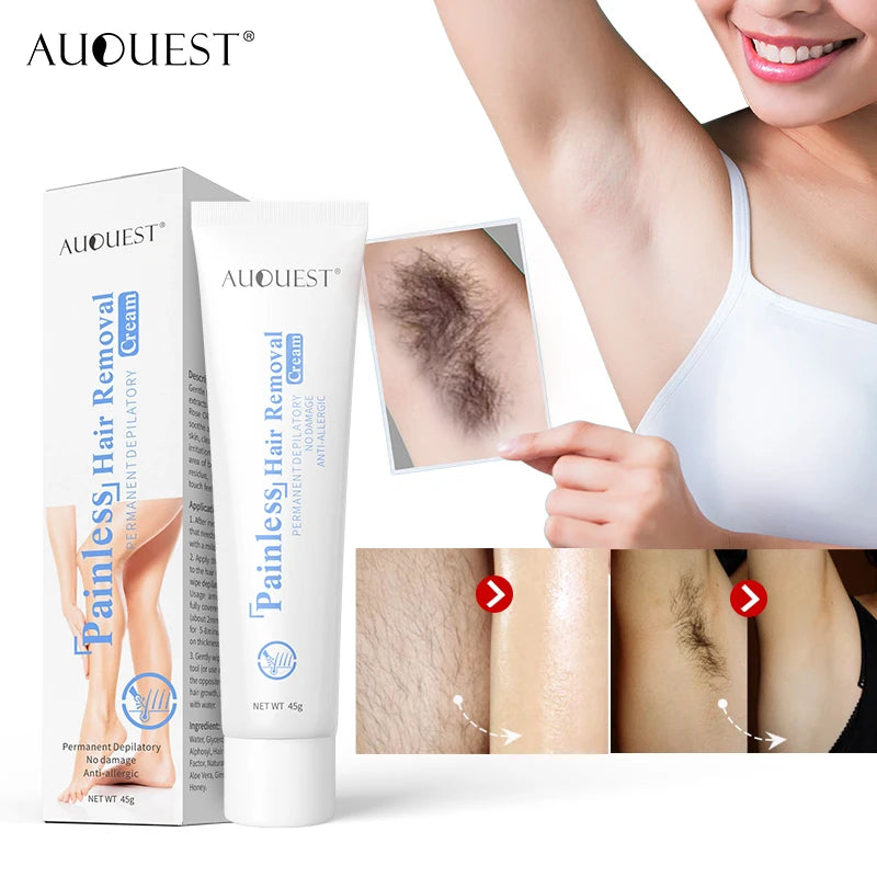 Hot Unique Body Face  Organic Hair Removal Depilatory Cream Gently Mild Painless Effect Removal Hair Cream