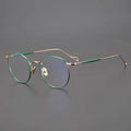 High Quality Designer Glasses Retro Round Frame Ultralight Glasses Pure Titanium Prescription Optical Frame for Male Female