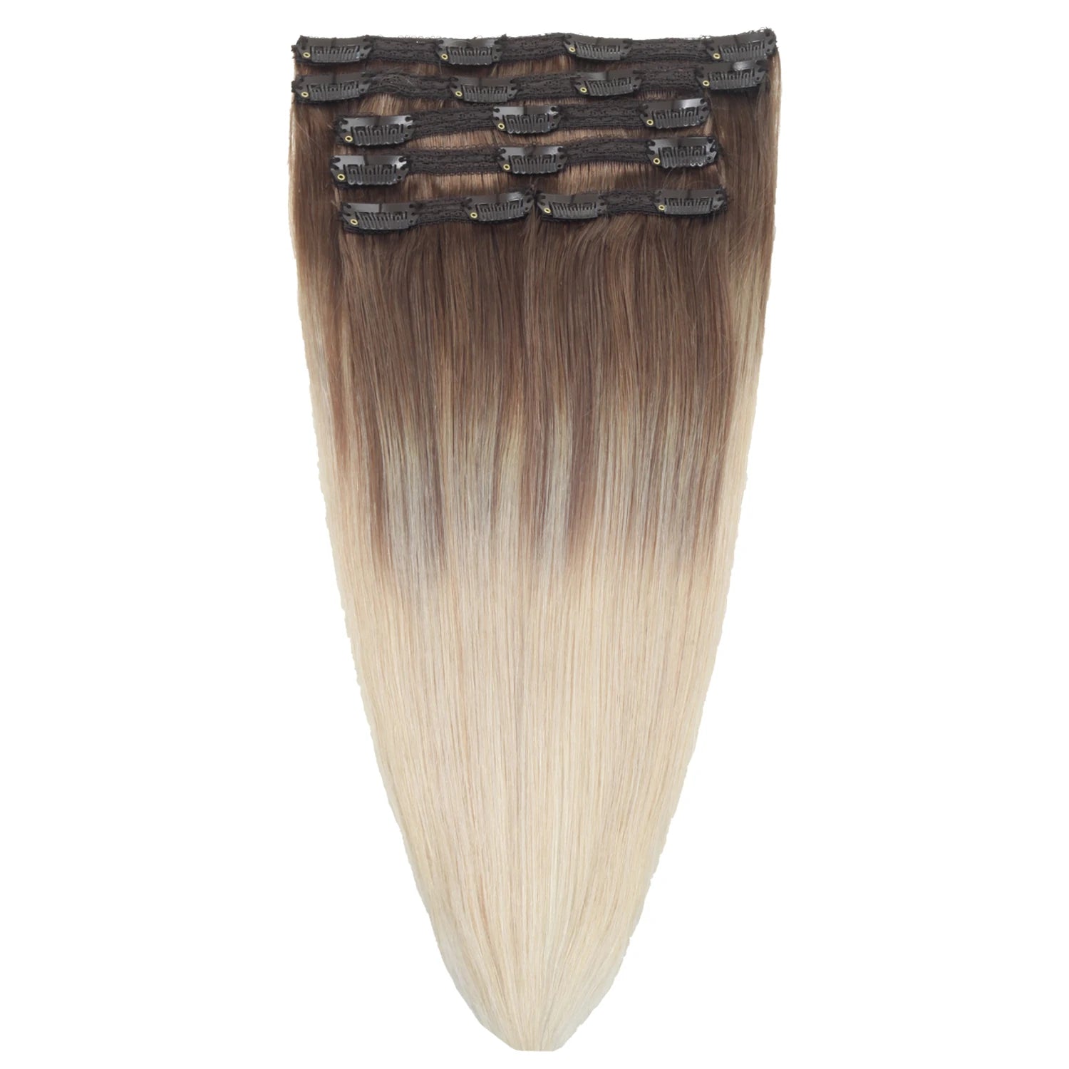 Clip in Human Hair Extension in Dubai Free Sample Silk Straight Hair